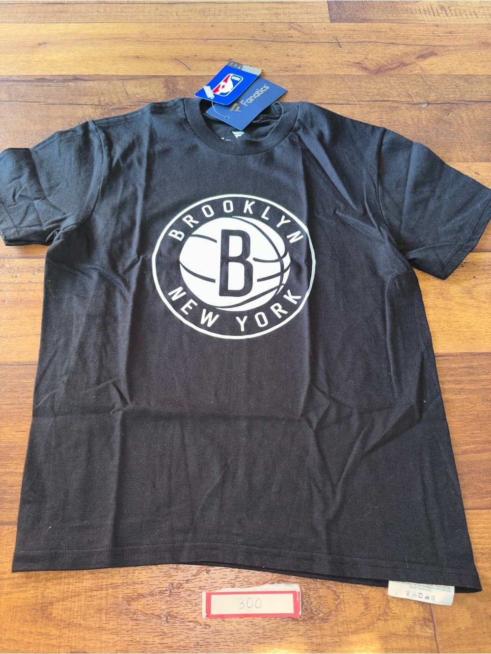 Nwt fanatics nba brooklyn nets youth small top